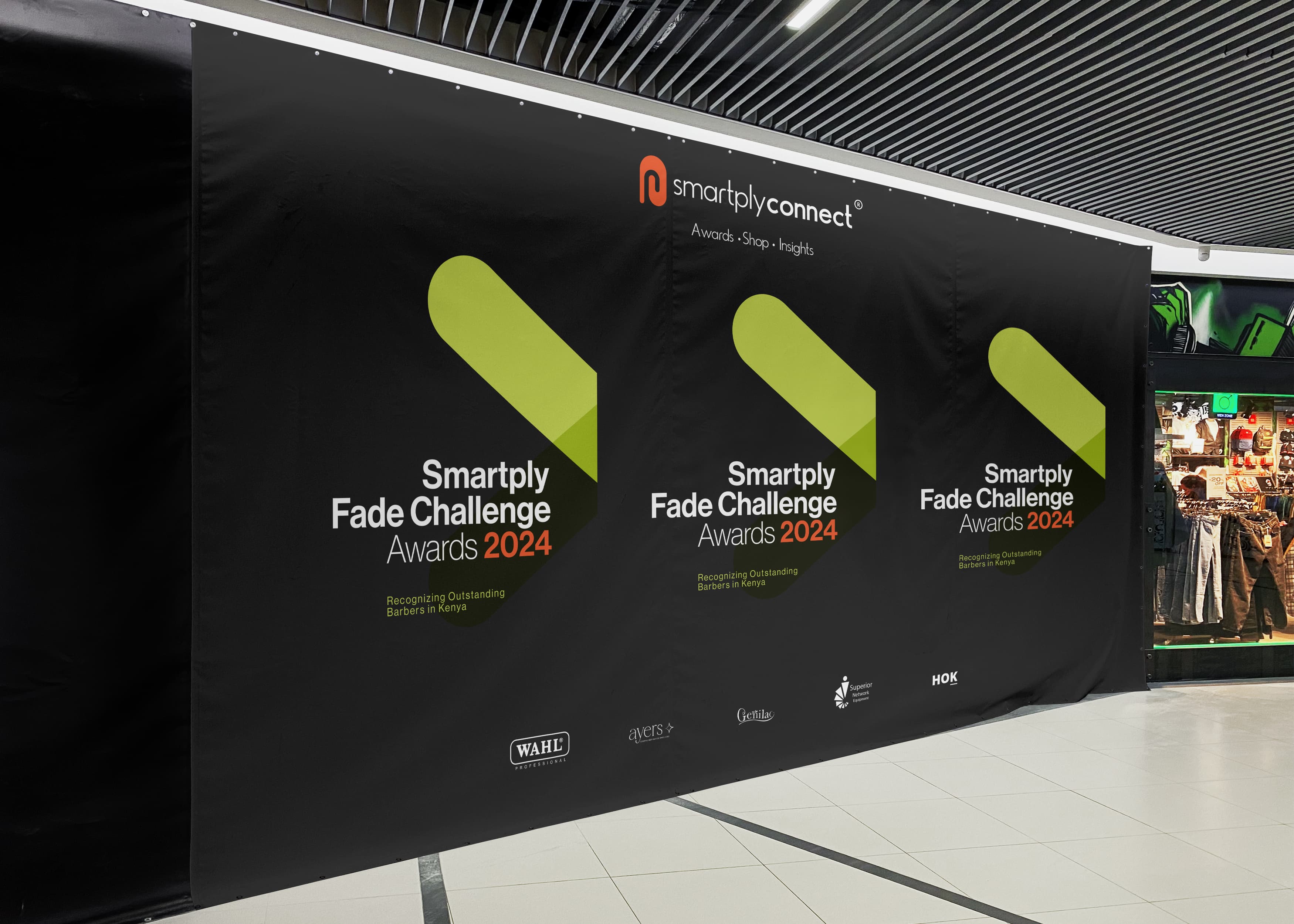 Smartply Fade Challenge Awards 2024 backdrop